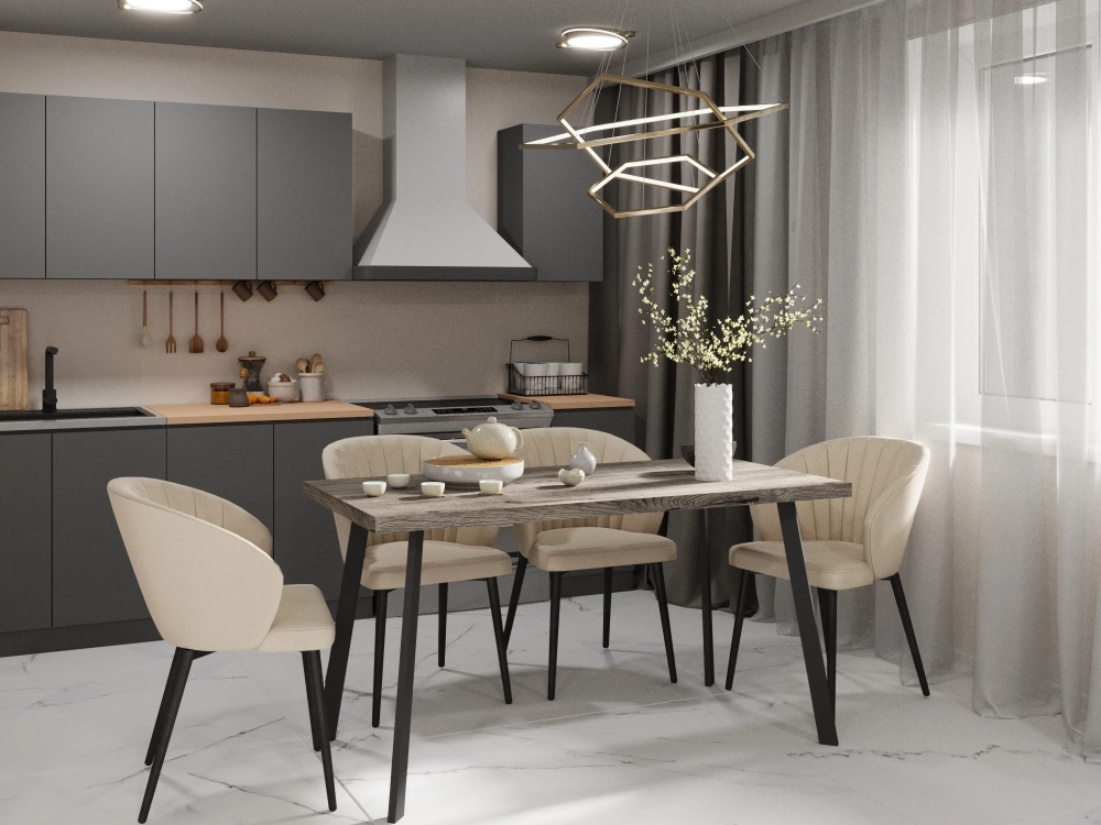 Фото БОРГ (BORG)/БЕРНАР-110 (Дуб велингтон/Черный) - вид 5