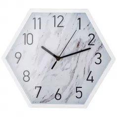 Часы настенные "Marble" 30*30*4,5 см, бел. (арт.220-457)