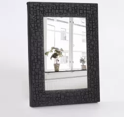 Зеркало интерьерное "Мозаика" 9,2*14,1/15,2*20,1см, цв. чёрный 4437665
