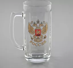 Кружка для пива "Герб России" 330 мл п/у 1925823