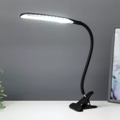 Лампа настольная на прищепке "Офисный черный" 24LED USB 11х7,5х60,5 см 3726741
