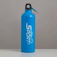 Фляжка-бутылка для воды "Мастер К." 750 мл/ 24.5х7 см, микс 1401841