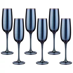 Набор бокалов для шампанского "Блюберри" 6 шт.*175 мл (арт. 194-819)