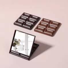 Зеркало карманное "Шоколадное чудо" 7,5*8,5 см (из набора арт. 9079456)