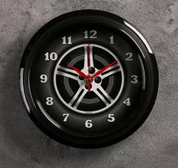 Часы настенные "Колесо", "Рубин", 21х21 см 2566682