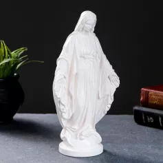 Фигура "Дева Мария" 23 см, белая 1079147