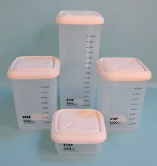 Набор контейнеров СТЕП "4" (240 мл*1, 1000 мл*2, 1800 мл*1)