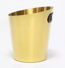 Ведро для льда под шампанское 21 см, золото (х36)Нерж. сталь (арт.551-010)