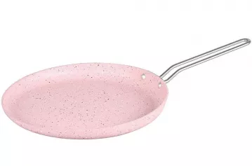 Сковорода блинная 24 см АПП, розовый (арт.3234-24-Pin)