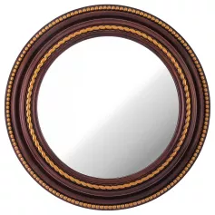 Зеркало настенное "Lovely home" д.=52 см, кофейный (кор=4шт.) (арт.220-416)