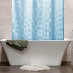 Штора для ванной комнаты 180х200 Queen голубой BT-JIT2-BL001