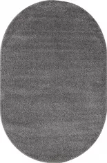 Ковёр PLATINUM (t600, 2,5*3,5, OVAL, GRAY)