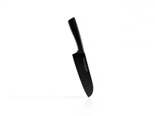 Нож SHINAI Сантоку 18см с покрытием Graphite (3Cr14 сталь) (арт.2481)