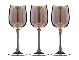 Набор бокалов для вина "Горький шоколад" 3шт.*420 мл (RNGCH_8166_11)