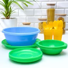 Набор посуды для пикника №9 «Вечеринка» (6 персон, 32 предмета) 3516854