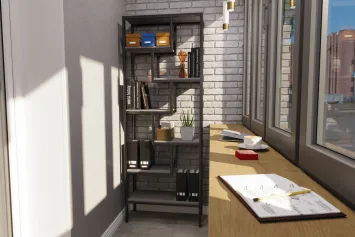 Стеллаж СТЕЛЛАЖ (АРТ. СЛ003.0) (800*300*2120ММ)