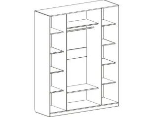 Шкаф для одежды и белья БЕРГ